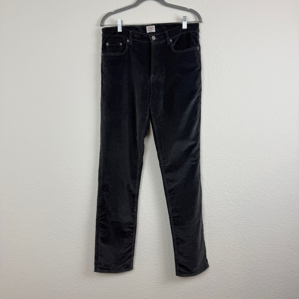 Faherty Men’s Organic Cotton Corduroy pants | 30/32 | Charcoal Grey